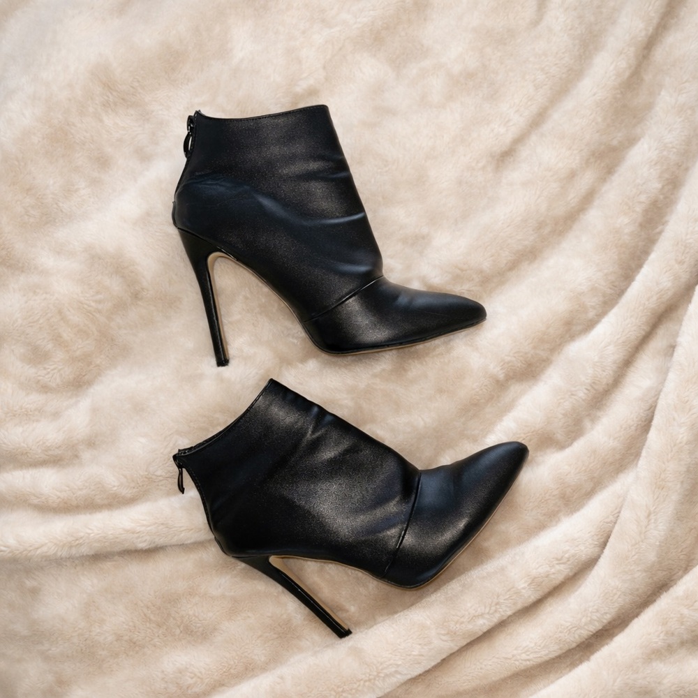 MM July Black Stiletto Booties, EU size 40, US size 9, good used condition! - Picture 7 of 14